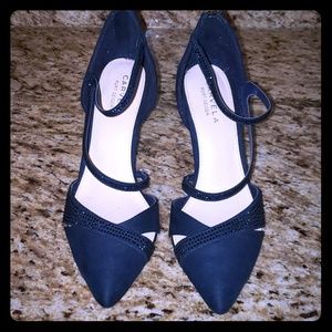 Navy Blue Carvela's Luna Shoes by Kurt Geiger